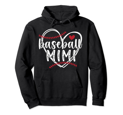 Baseball Mimi Heart Mimi Baseball Hoodie - Casual Everyday Wear Unisex - T-Shirt, Sweatshirt, Hoodie