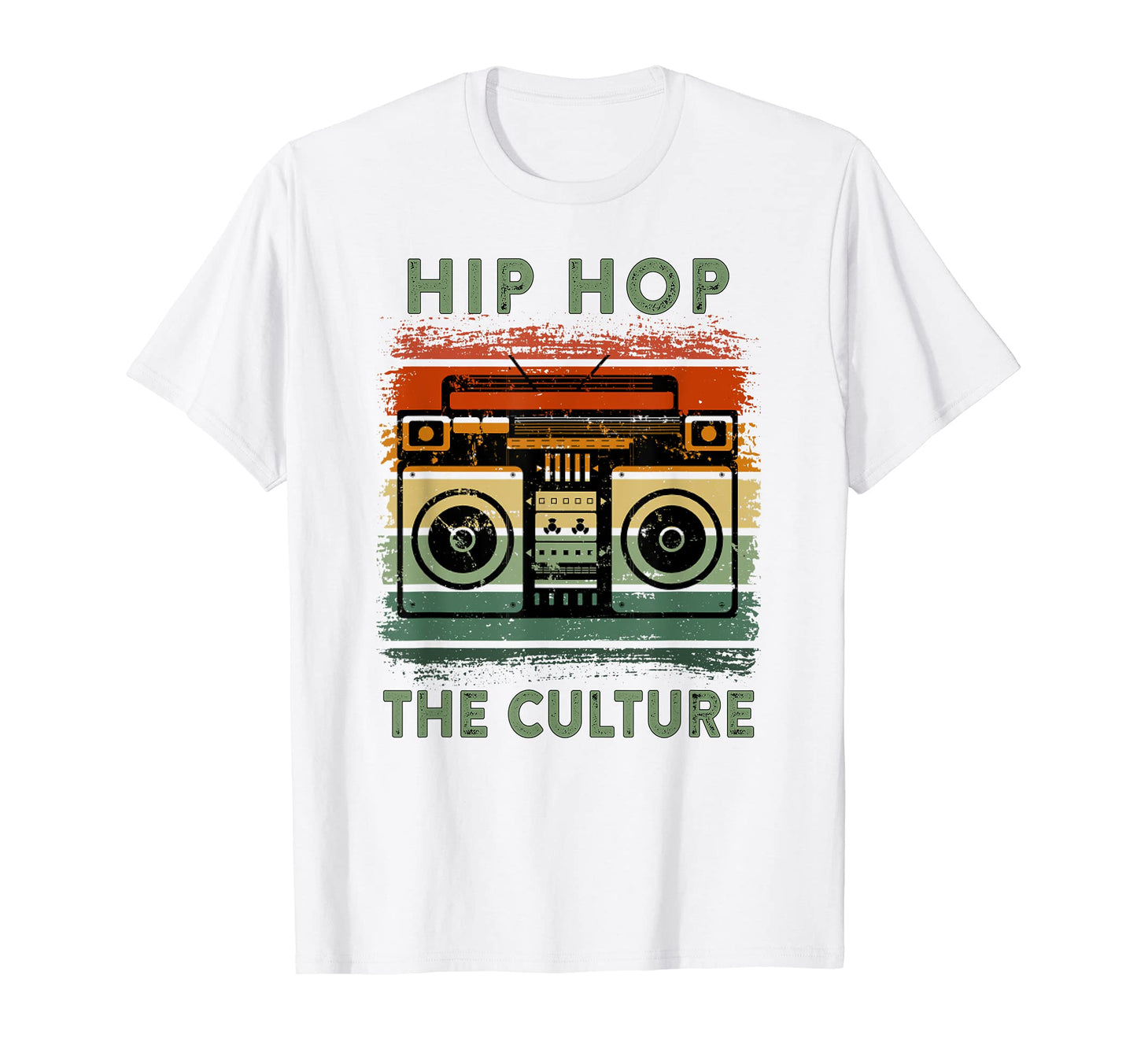 Hip Hop Culture Old School Boombox T-Shirt - Streetwear Style for Adults - T-Shirt, Sweatshirt, Hoodie