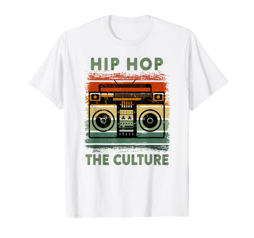 Hip Hop Culture Old School Boombox T-Shirt - Streetwear Style for Adults - T-Shirt, Sweatshirt, Hoodie