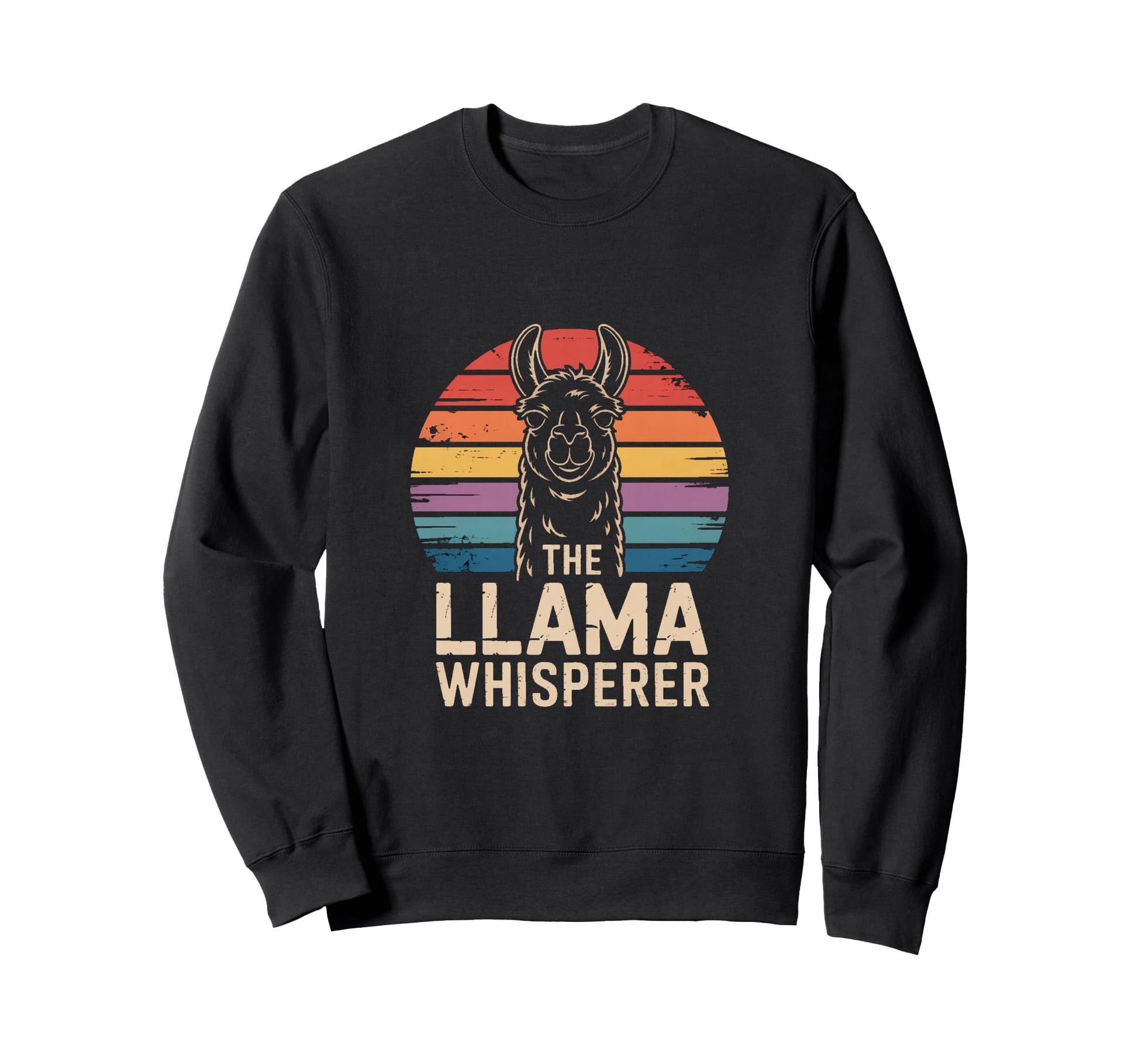 Llama Whisperer Funny Llama Lover Sweatshirt - Trendy Graphic for Adults - T-Shirt, Sweatshirt, Hoodie