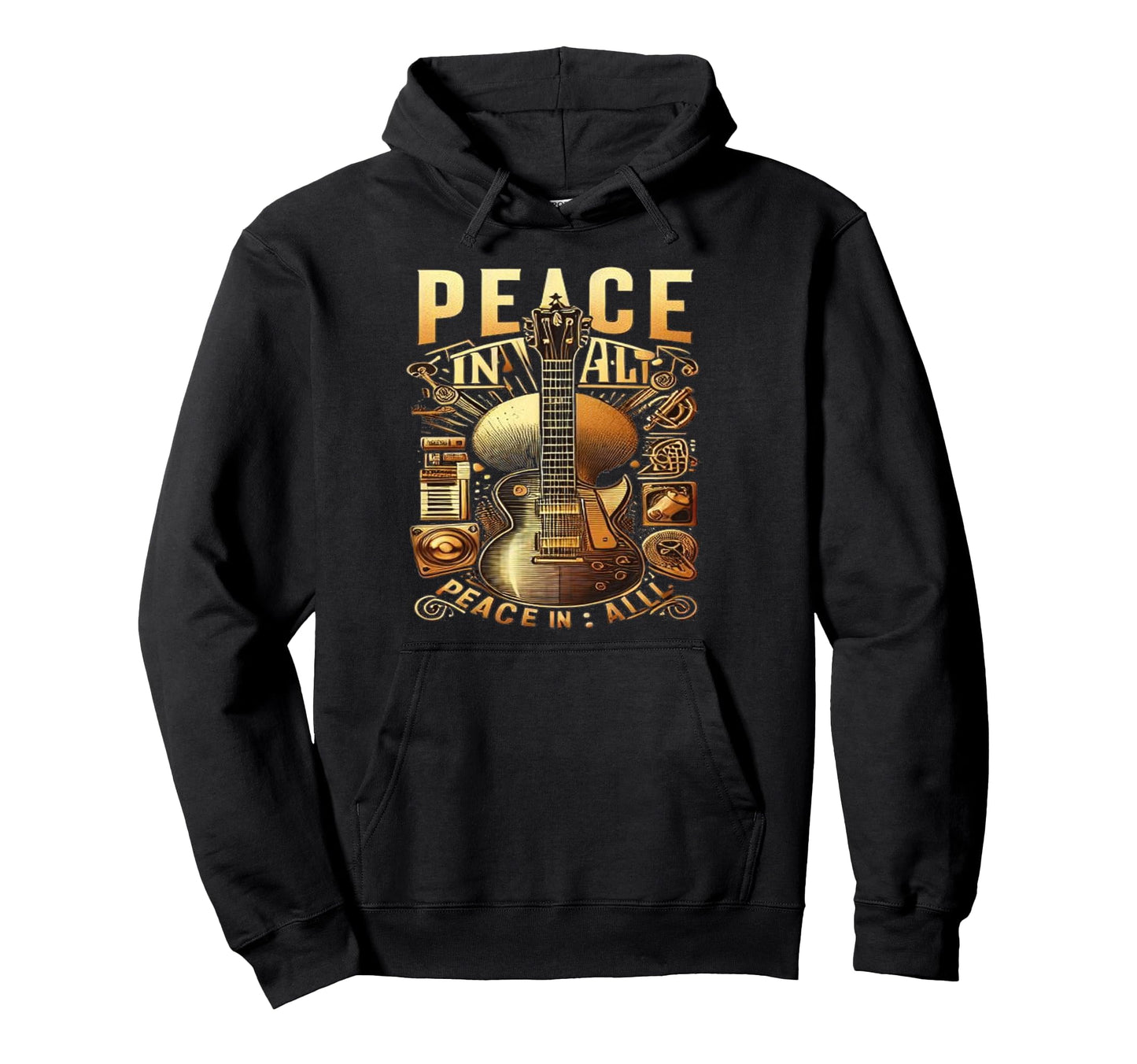 Peace All Unite Humanity Inspiring Love Hoodie - Novelty Apparel Unisex - T-Shirt, Sweatshirt, Hoodie