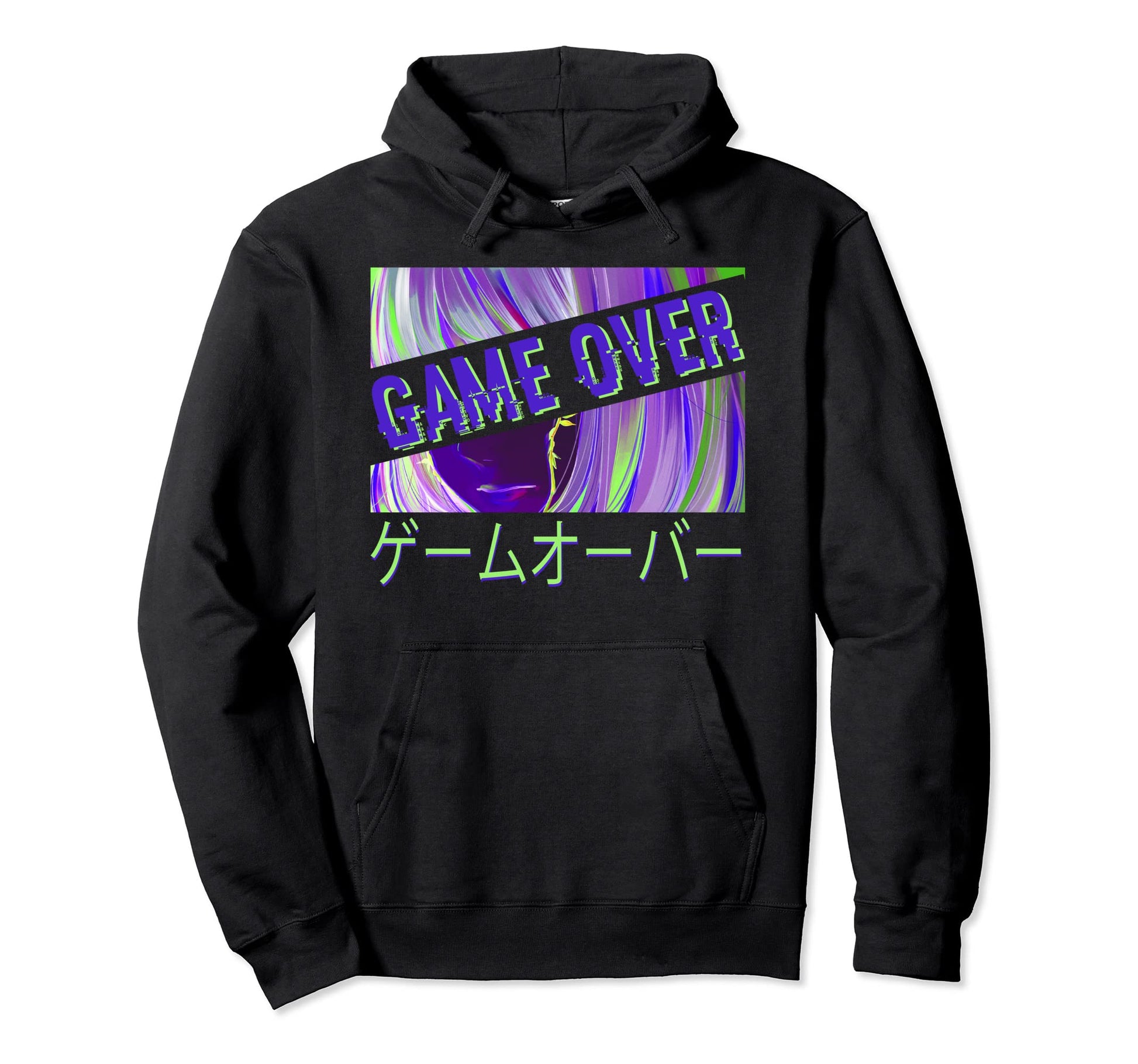 Vaporwave Aesthetic Sad Anime Alt Hoodie - Minimalist Print Men Women - T-Shirt, Sweatshirt, Hoodie