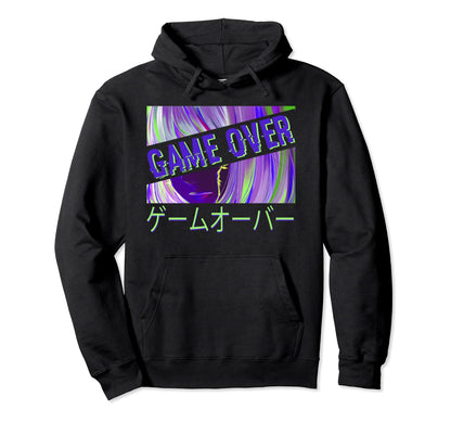 Vaporwave Aesthetic Sad Anime Alt Hoodie - Minimalist Print Men Women - T-Shirt, Sweatshirt, Hoodie