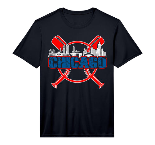 Mens Chicago Baseball And Performance T-Shirt - Streetwear Style Unisex - T-Shirt, Sweatshirt, Hoodie