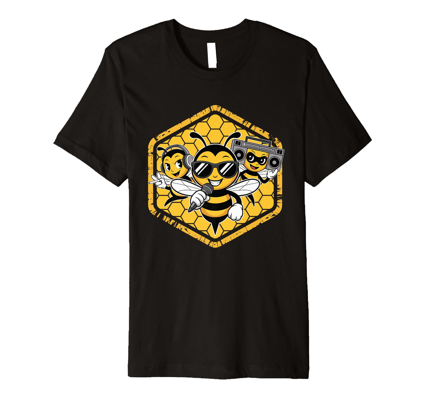 Bees Hip Hop Dance Crew Old School T-Shirt - Aesthetic Graphic Men Women - T-Shirt, Sweatshirt, Hoodie