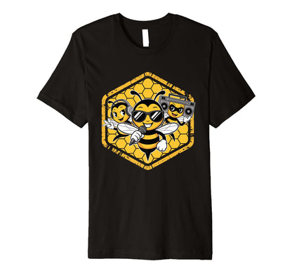 Bees Hip Hop Dance Crew Old School T-Shirt - Aesthetic Graphic Men Women - T-Shirt, Sweatshirt, Hoodie