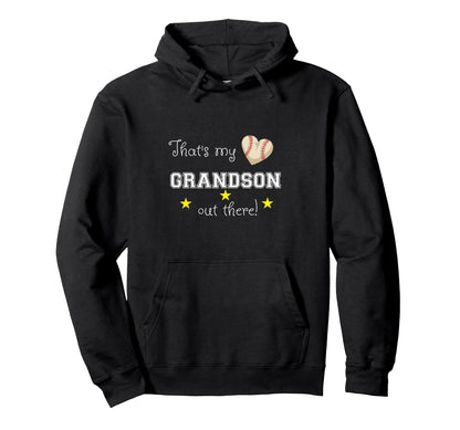 Baseball Grandma Hoodie - Fun Novelty Design for Adults - T-Shirt, Sweatshirt, Hoodie