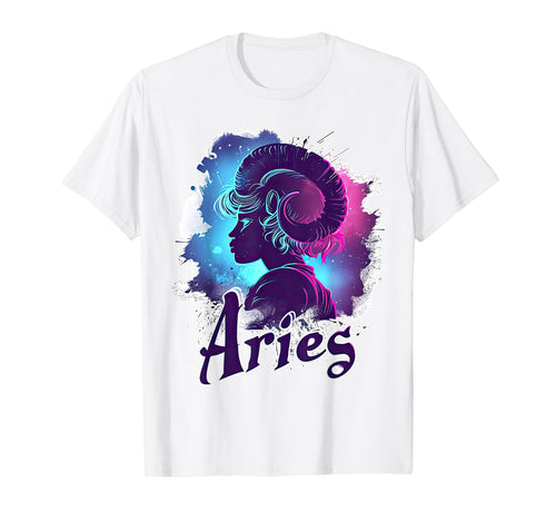 Aries Ram Vaporwave Aesthetic T-Shirt - Casual Everyday Wear Men Women - T-Shirt, Sweatshirt, Hoodie