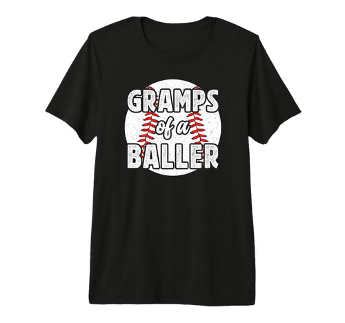 Mens Gramps Baller Baseball Gramps T-Shirt - Trendy Graphic Men Women - T-Shirt, Sweatshirt, Hoodie
