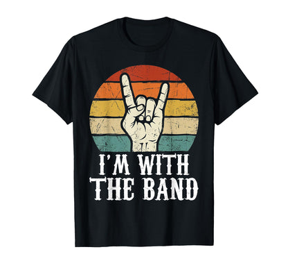 Im Band Rock Music Lover Rock Sign T-Shirt - Casual Everyday Wear Unisex - T-Shirt, Sweatshirt, Hoodie
