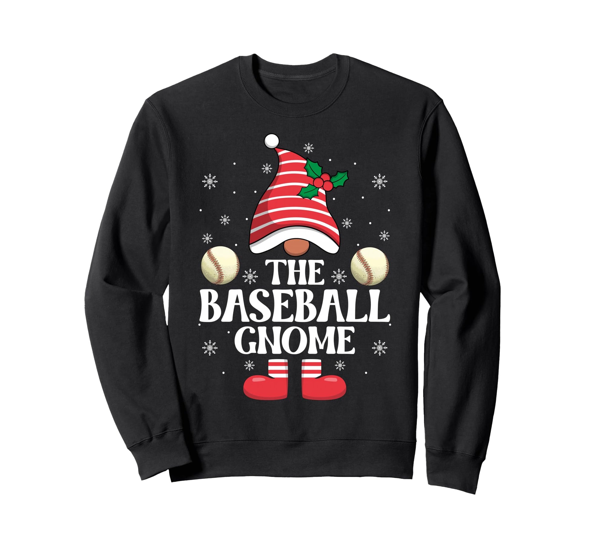 Baseball Gnome Family Matching Group Sweatshirt - Unique Graphic Men Women - T-Shirt, Sweatshirt, Hoodie