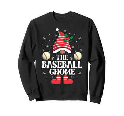 Baseball Gnome Family Matching Group Sweatshirt - Unique Graphic Men Women - T-Shirt, Sweatshirt, Hoodie