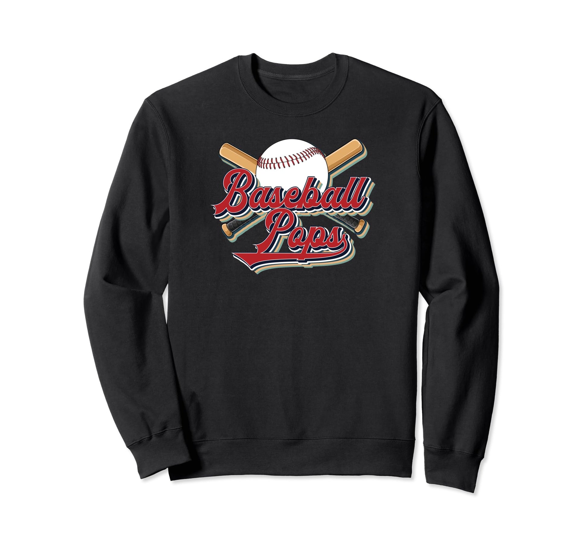 Baseball Pops Grandpa Pops Baseball Sweatshirt - Aesthetic Graphic Unisex - T-Shirt, Sweatshirt, Hoodie