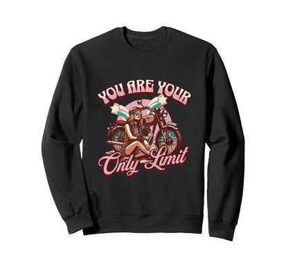 Boho Motorcycle Sweatshirt - Streetwear Style for Adults - T-Shirt, Sweatshirt, Hoodie