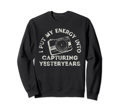 Camera Lover Photographer Old Towns Sweatshirt - Graphic Print Men Women - T-Shirt, Sweatshirt, Hoodie