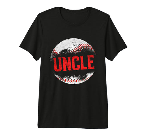 Mens Baseball Uncle Happy T-Shirt - Casual Everyday Wear for Adults - T-Shirt, Sweatshirt, Hoodie