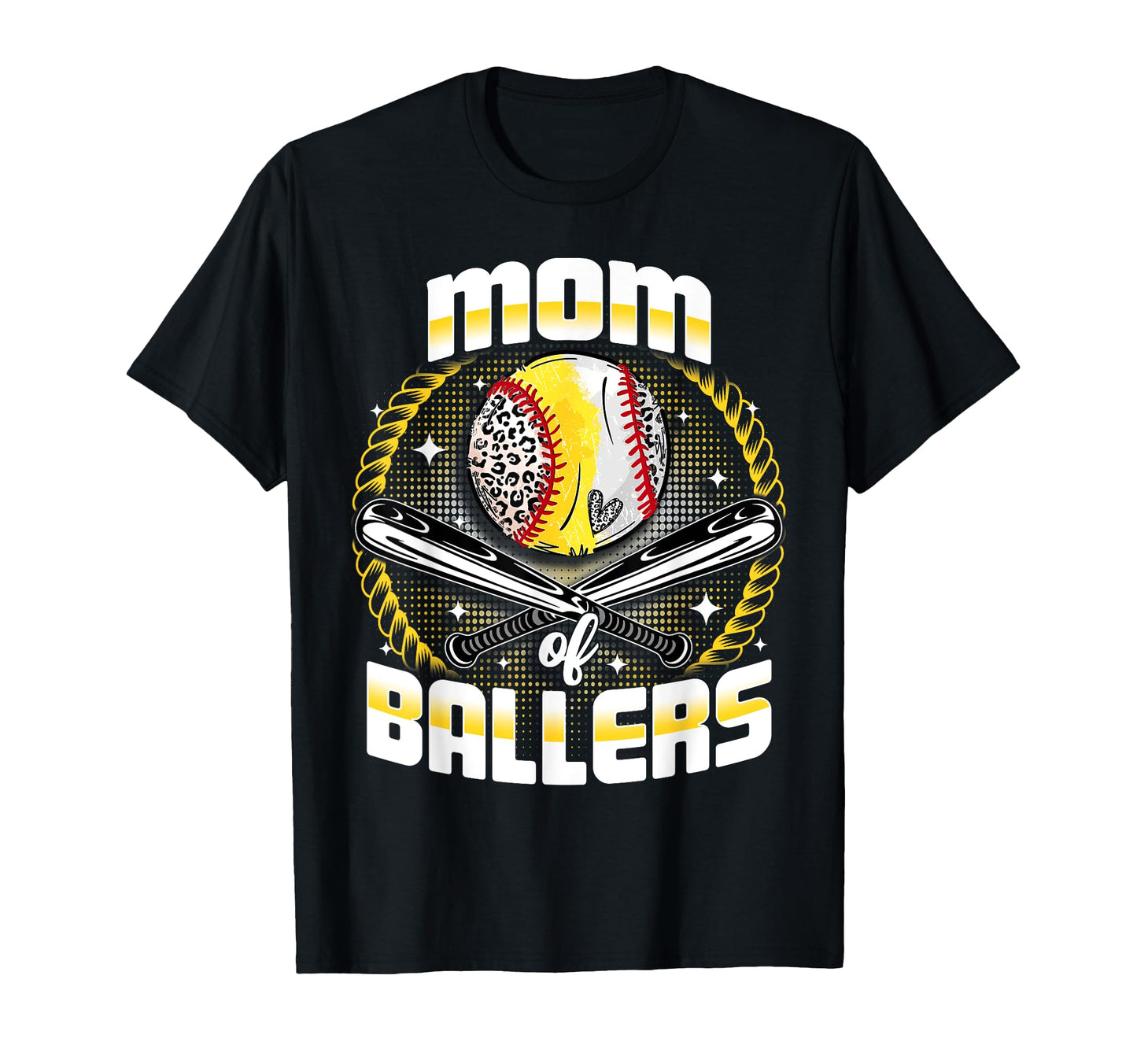 Baseball Softball Mom Ballers T-Shirt - Minimalist Print for Adults - T-Shirt, Sweatshirt, Hoodie