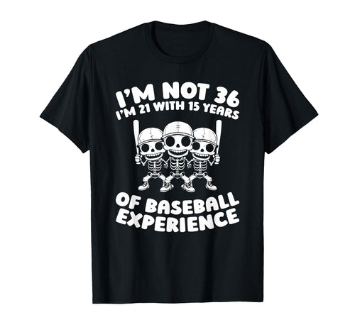 36Th Birthday Baseball Player Team T-Shirt - Casual Everyday Wear Unisex - T-Shirt, Sweatshirt, Hoodie