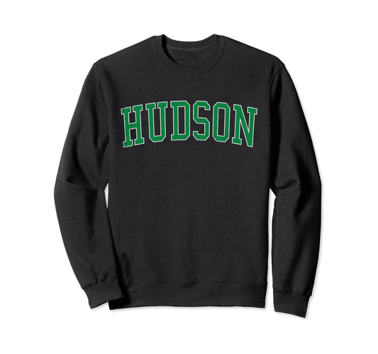 Hudson Fl Distressed Green Sweatshirt - Aesthetic Graphic for Adults - T-Shirt, Sweatshirt, Hoodie