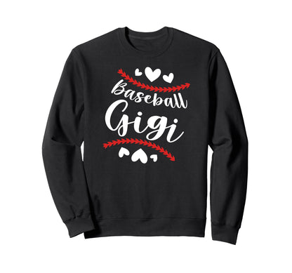 Baseball Gigi Grandma Proud Gigi Sweatshirt - Novelty Apparel Unisex - T-Shirt, Sweatshirt, Hoodie