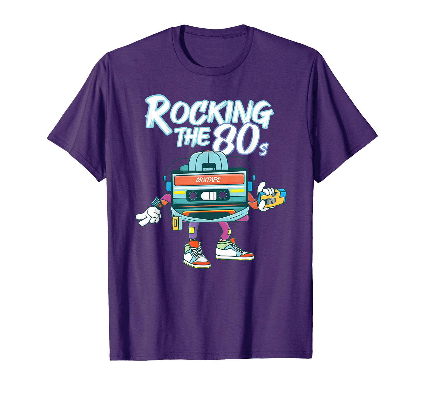 80S Rocking 80S Mixtape 1980S T-Shirt - Minimalist Print Men Women - T-Shirt, Sweatshirt, Hoodie