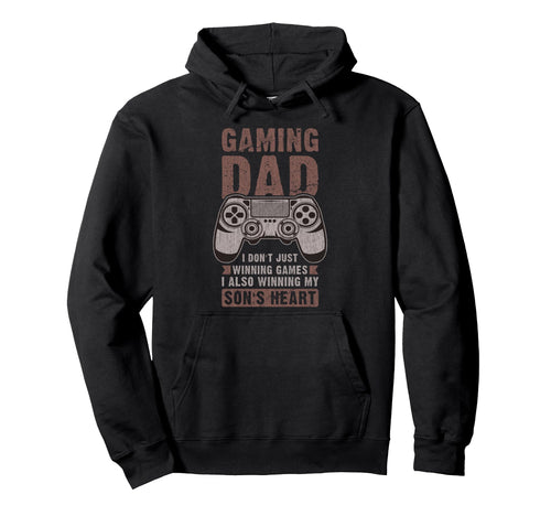 Gaming Dad Father Son Fathers Day Hoodie - Custom Art Print Men Women - T-Shirt, Sweatshirt, Hoodie