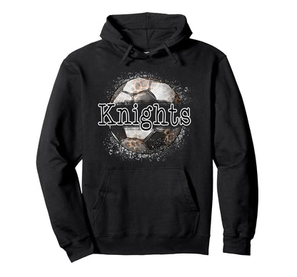 Knights Soccer Mom Game Day School Hoodie - Novelty Apparel for Adults - T-Shirt, Sweatshirt, Hoodie