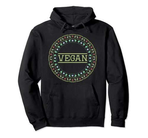 Vegan Peace Love Hoodie - Novelty Apparel Men Women - T-Shirt, Sweatshirt, Hoodie