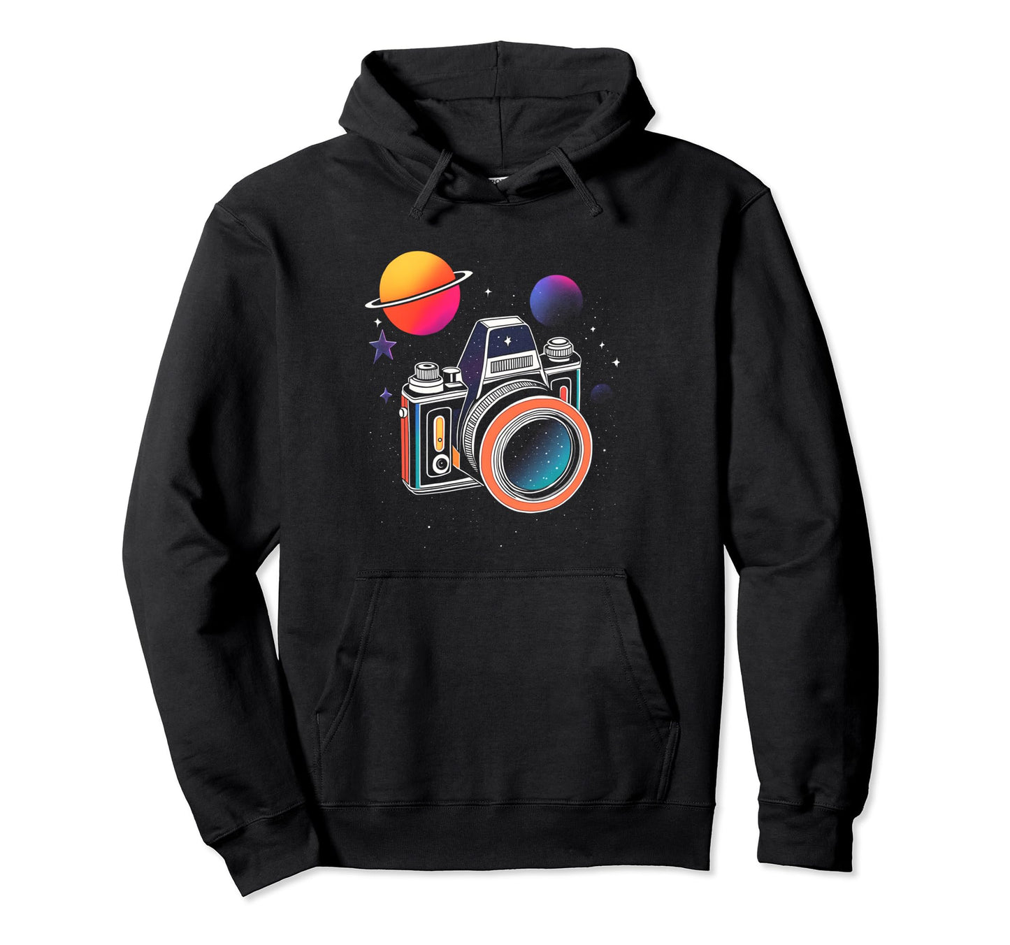 Photography Galaxy Cosmic Camera Hoodie - Aesthetic Graphic Men Women - T-Shirt, Sweatshirt, Hoodie