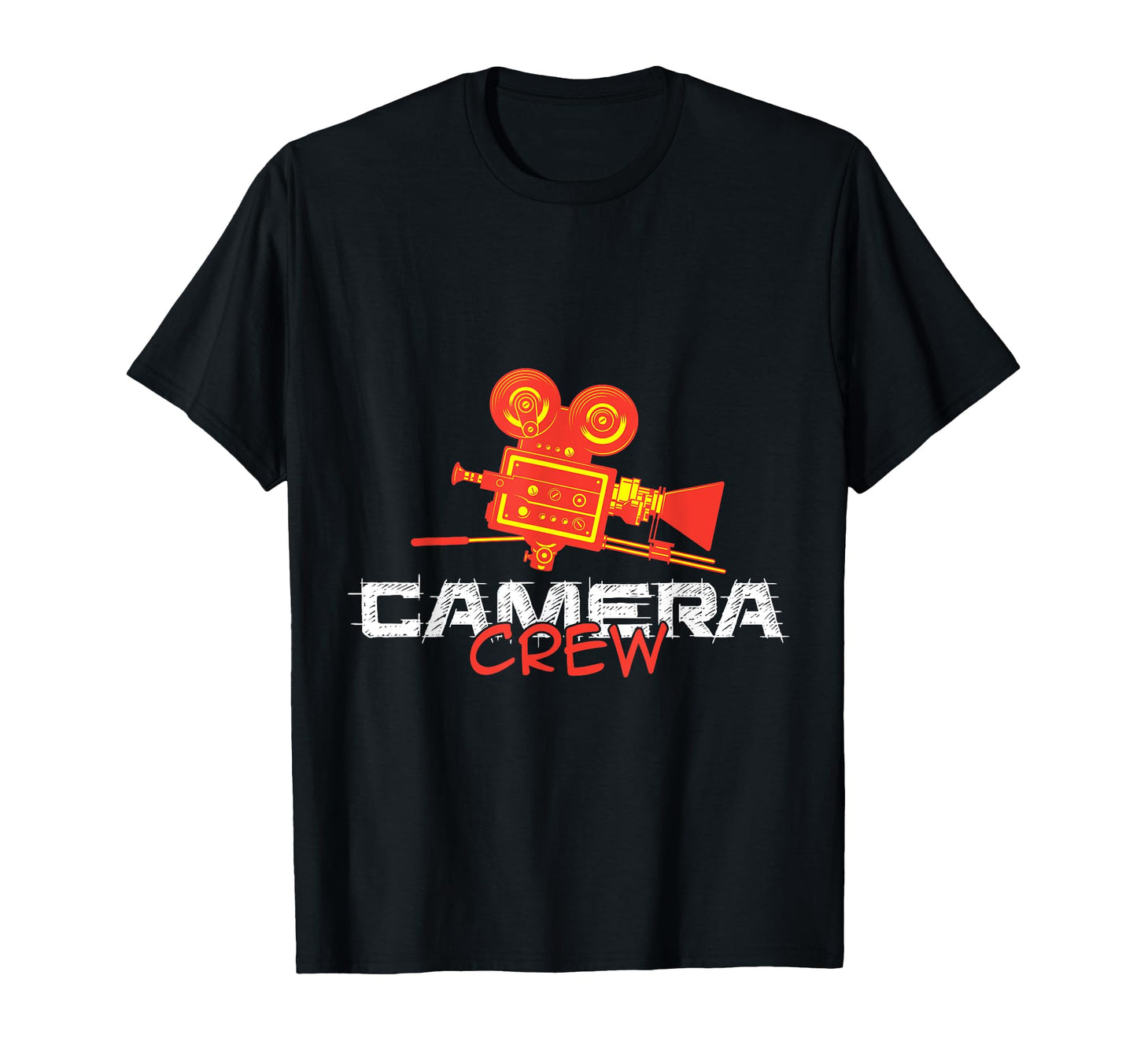 Old School Camera Crew Movie Team T-Shirt - Custom Art Print for Adults - T-Shirt, Sweatshirt, Hoodie