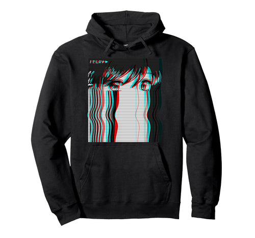 Vaporwave Aesthetic Sad Anime Eboy Hoodie - Unique Graphic for Adults - T-Shirt, Sweatshirt, Hoodie