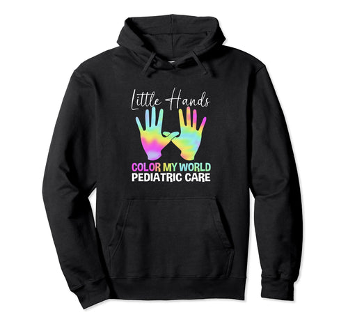 Rainbow Pediatric Oncology Little Hands Hoodie - Trendy Graphic Unisex - T-Shirt, Sweatshirt, Hoodie