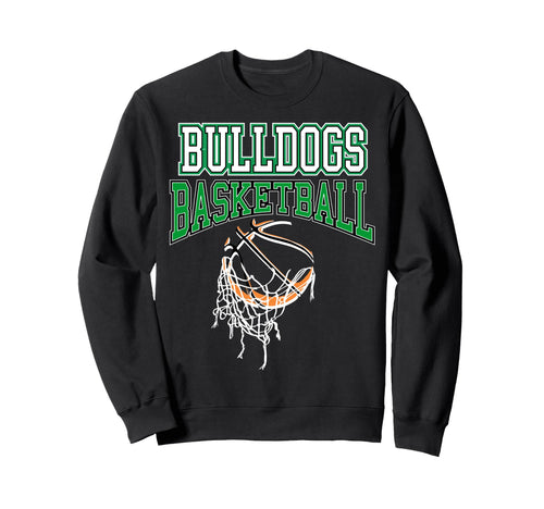 Bulldogs Basketball Mom Game Day Sweatshirt - Custom Art Print for Adults - T-Shirt, Sweatshirt, Hoodie