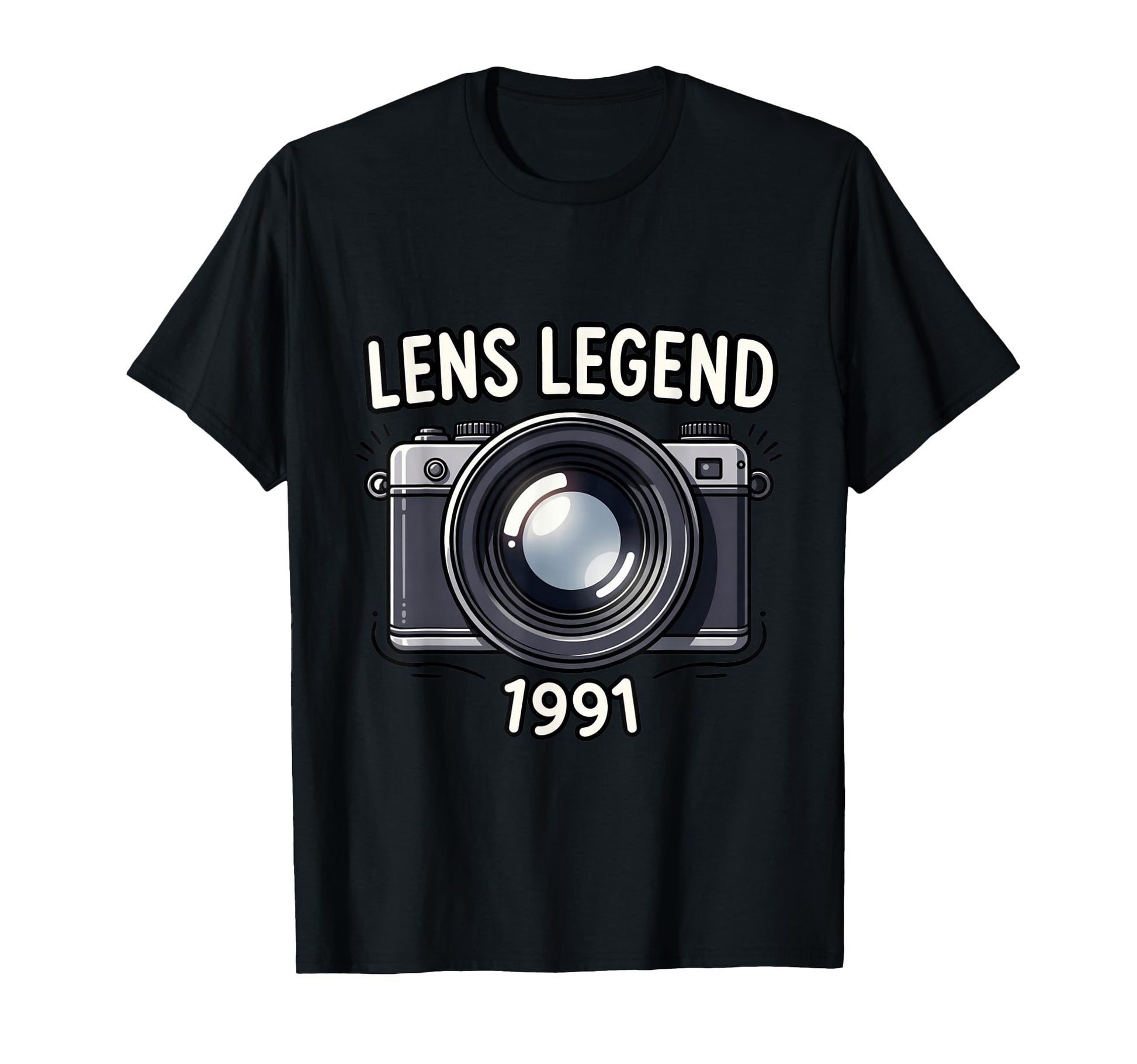 Camera Photography Enthusiast 1991 T-Shirt - Novelty Apparel Unisex - T-Shirt, Sweatshirt, Hoodie