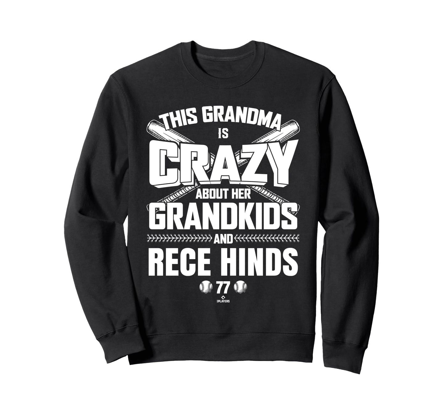 Grandma Crazy Rece Hinds Cincinnati Sweatshirt - Graphic Print Men Women - T-Shirt, Sweatshirt, Hoodie