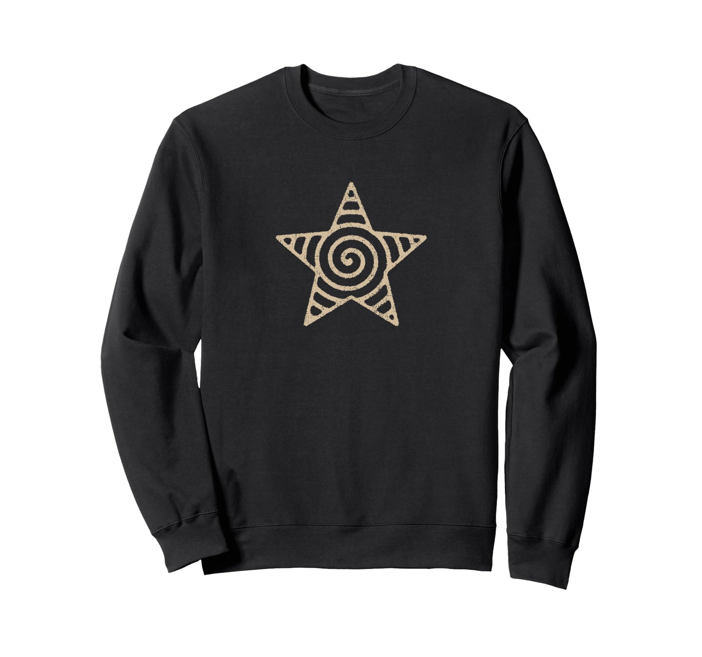 Spiral Star Y2K Grunge 90S Sweatshirt - Unique Graphic for Adults - T-Shirt, Sweatshirt, Hoodie