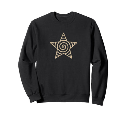 Spiral Star Y2K Grunge 90S Sweatshirt - Unique Graphic for Adults - T-Shirt, Sweatshirt, Hoodie