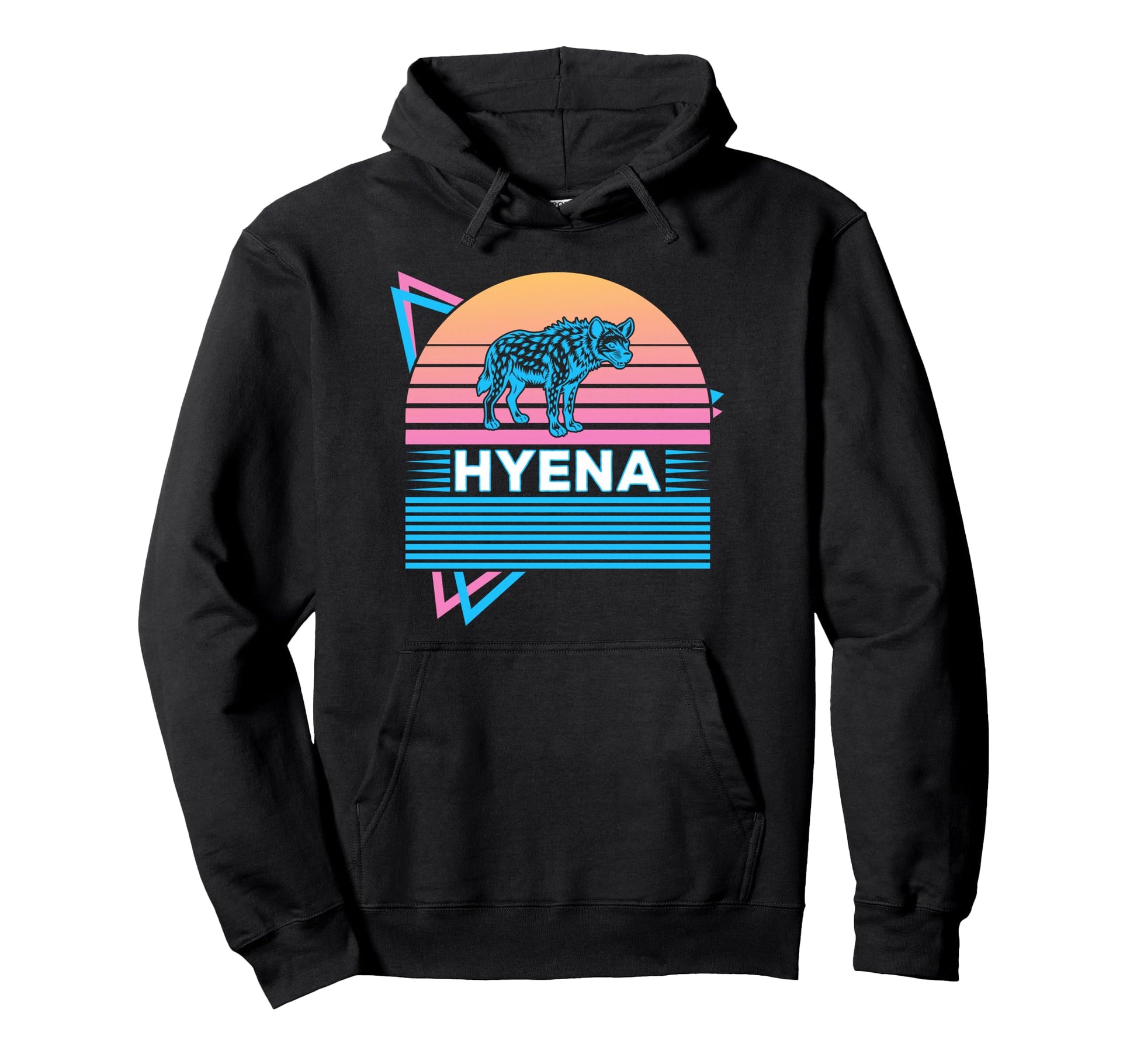 Hyena Vaporwave Aesthetic Hoodie - Streetwear Style Men Women - T-Shirt, Sweatshirt, Hoodie