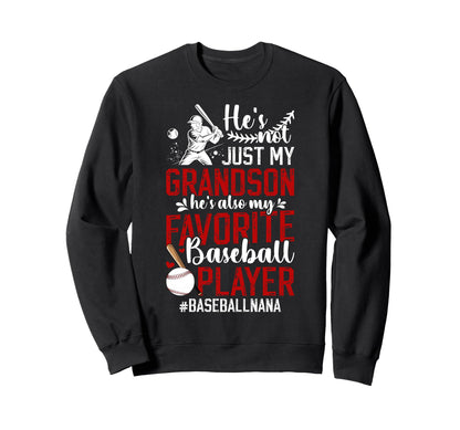 Proud Baseball Nana Grandma Nana Sweatshirt - Trendy Graphic for Adults - T-Shirt, Sweatshirt, Hoodie