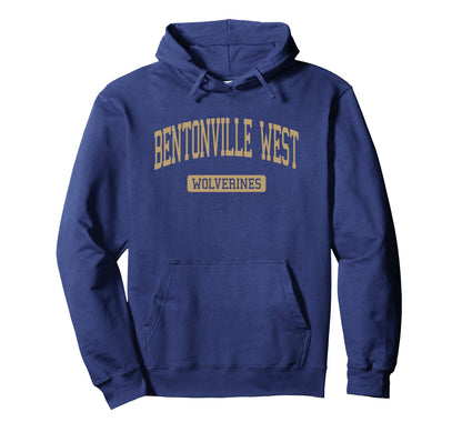 Bentonville West High School Hs Hoodie - Fun Novelty Design Unisex - T-Shirt, Sweatshirt, Hoodie