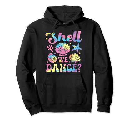 Shell We Dance Boho Seashell Starfish Beach Hoodie - Trendy Graphic Unisex - T-Shirt, Sweatshirt, Hoodie