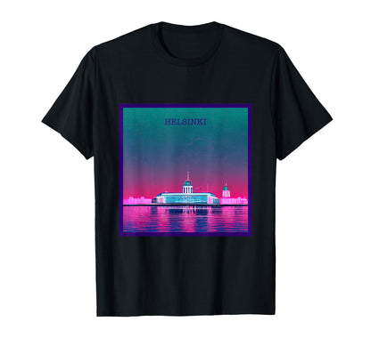 Vaporwave City Hongkong Aesthetic Purple T-Shirt - Novelty Apparel Unisex - T-Shirt, Sweatshirt, Hoodie