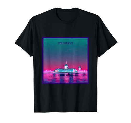Vaporwave City Hongkong Aesthetic Purple T-Shirt - Novelty Apparel Unisex - T-Shirt, Sweatshirt, Hoodie