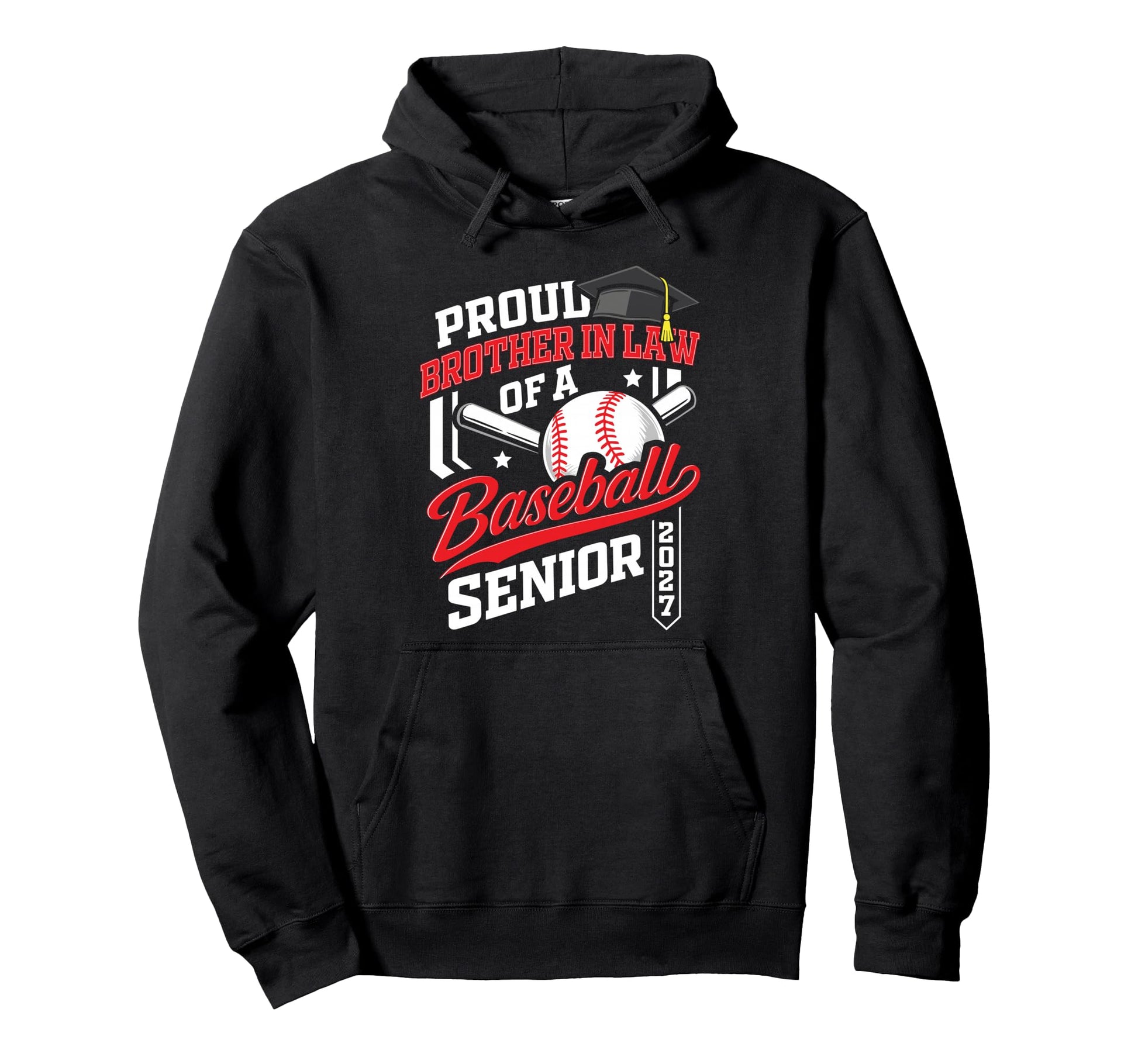 Proud Brother Law Baseball Senior Class Hoodie - Unique Graphic Men Women - T-Shirt, Sweatshirt, Hoodie