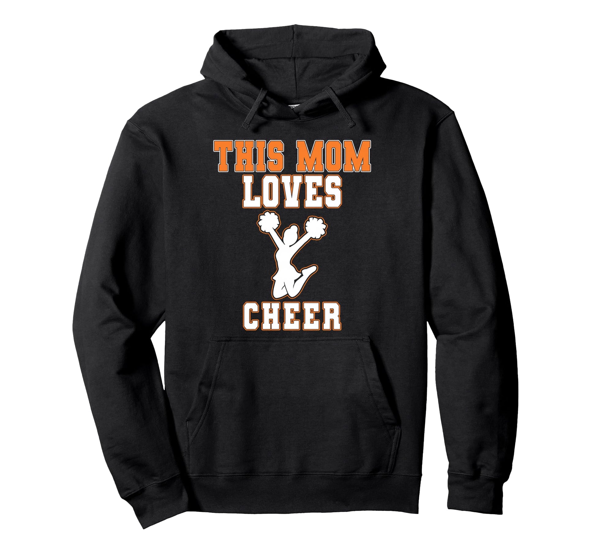 This Mom Loves Cheer Game Day Sports Hoodie - Minimalist Print for Adults - T-Shirt, Sweatshirt, Hoodie