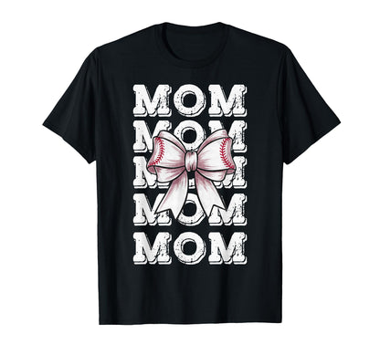 Coquette Baseball Mom Matching Family Bow T-Shirt - Streetwear Style Unisex - T-Shirt, Sweatshirt, Hoodie