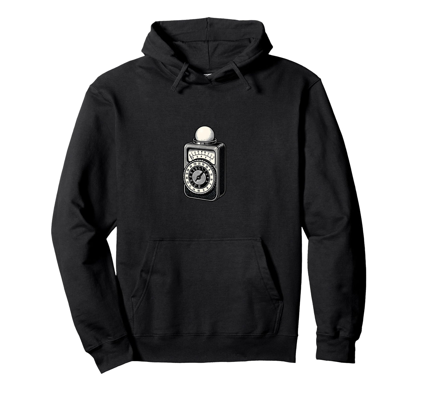 Analog Light Meter Photography Exposure Hoodie - Graphic Print for Adults - T-Shirt, Sweatshirt, Hoodie