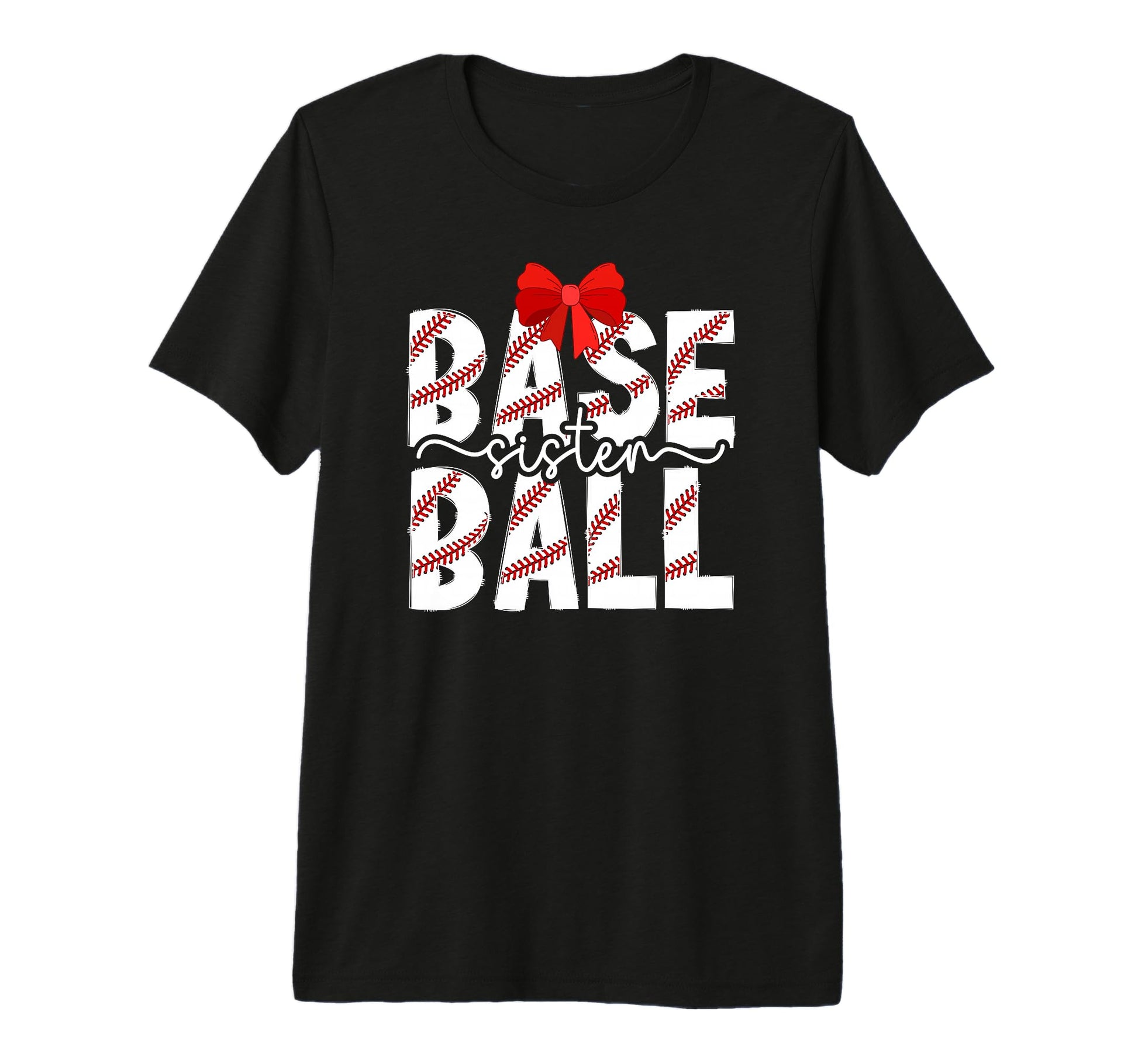 Baseball Sister Coquette Baseball T-Shirt - Streetwear Style for Adults - T-Shirt, Sweatshirt, Hoodie