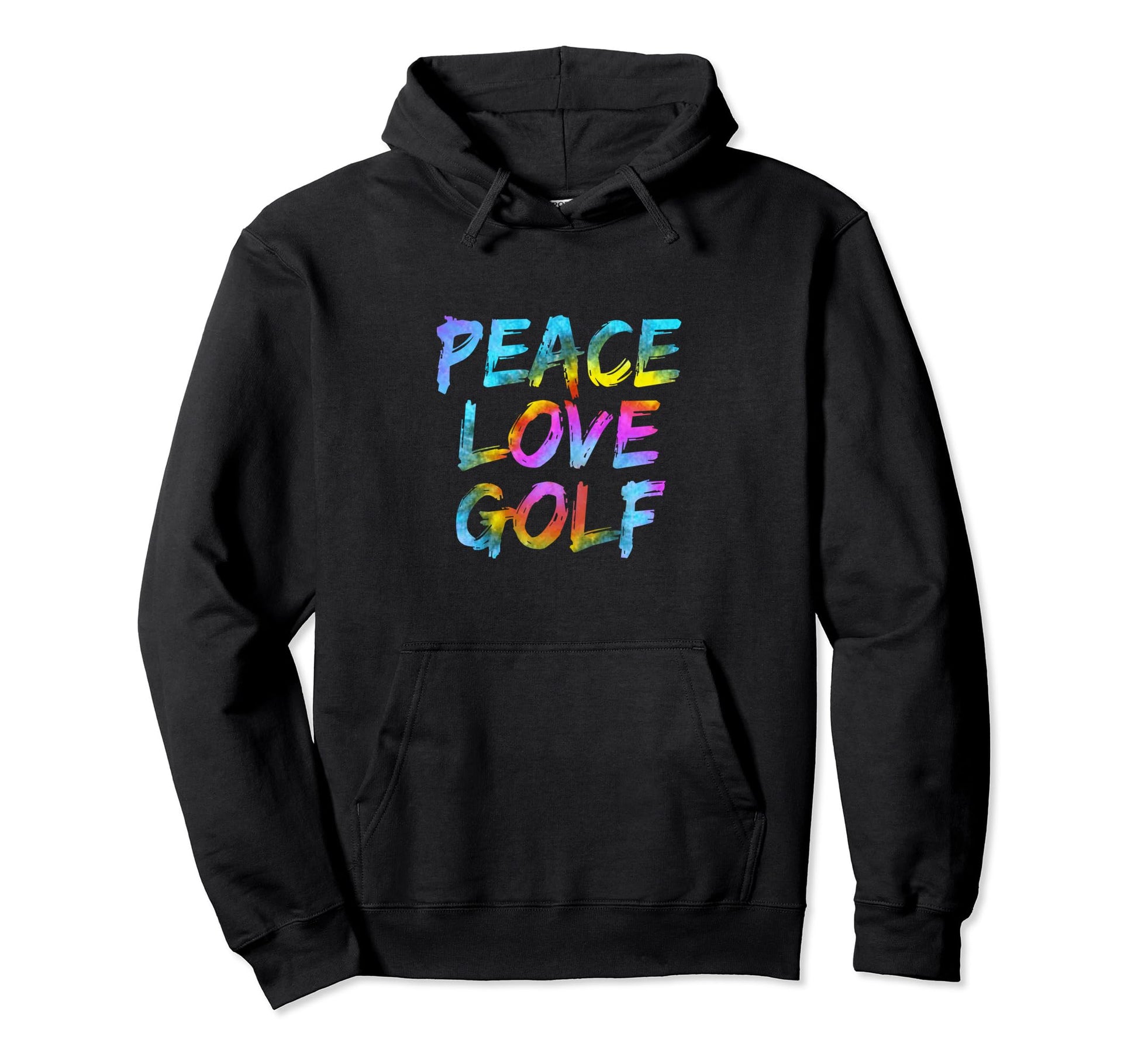 Golfer Mini Golf Course Peace Love Golf Hoodie - Minimalist Print Men Women - T-Shirt, Sweatshirt, Hoodie