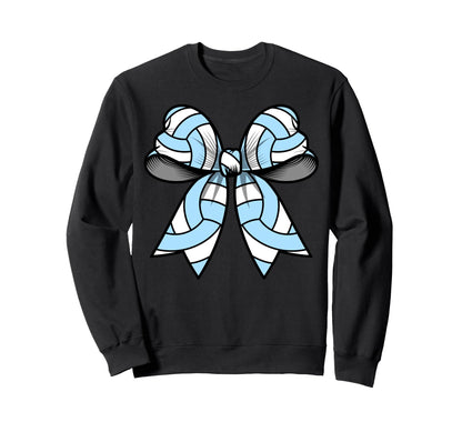 Volleyball Coquette Bow Funny Sweatshirt - Trendy Graphic Unisex - T-Shirt, Sweatshirt, Hoodie